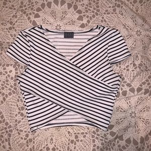 Striped crop top